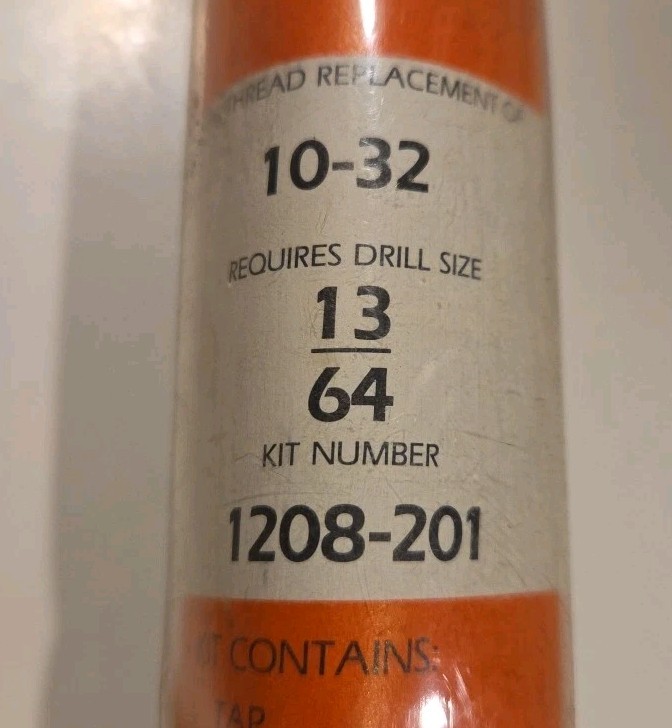 10-32 NF Thread Repair Kit, Perma Coil 1208-201, USA, Fits Heli, (10) Inserts