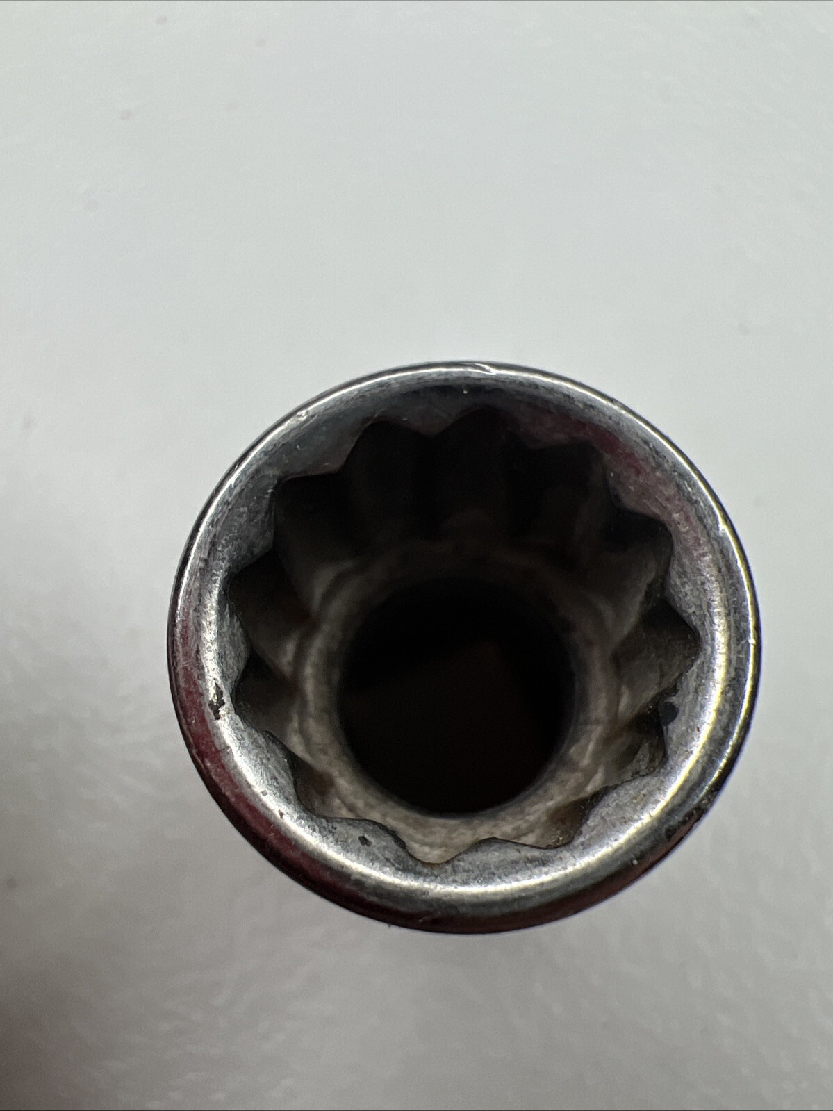Vintage Craftsman 44236 G1 15mm 12 Point 1/2″ Drive Chrome Socket USA