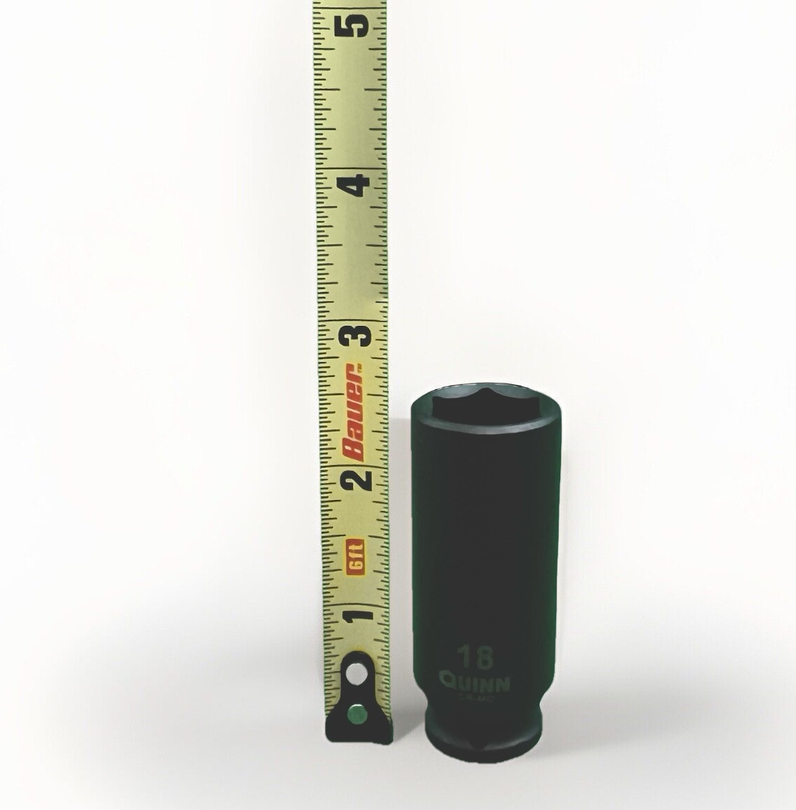 YOUR CHOICE: Replacement Quinn Metric Impact socket, 3/8″ drive, 6 pt, deep, OEM