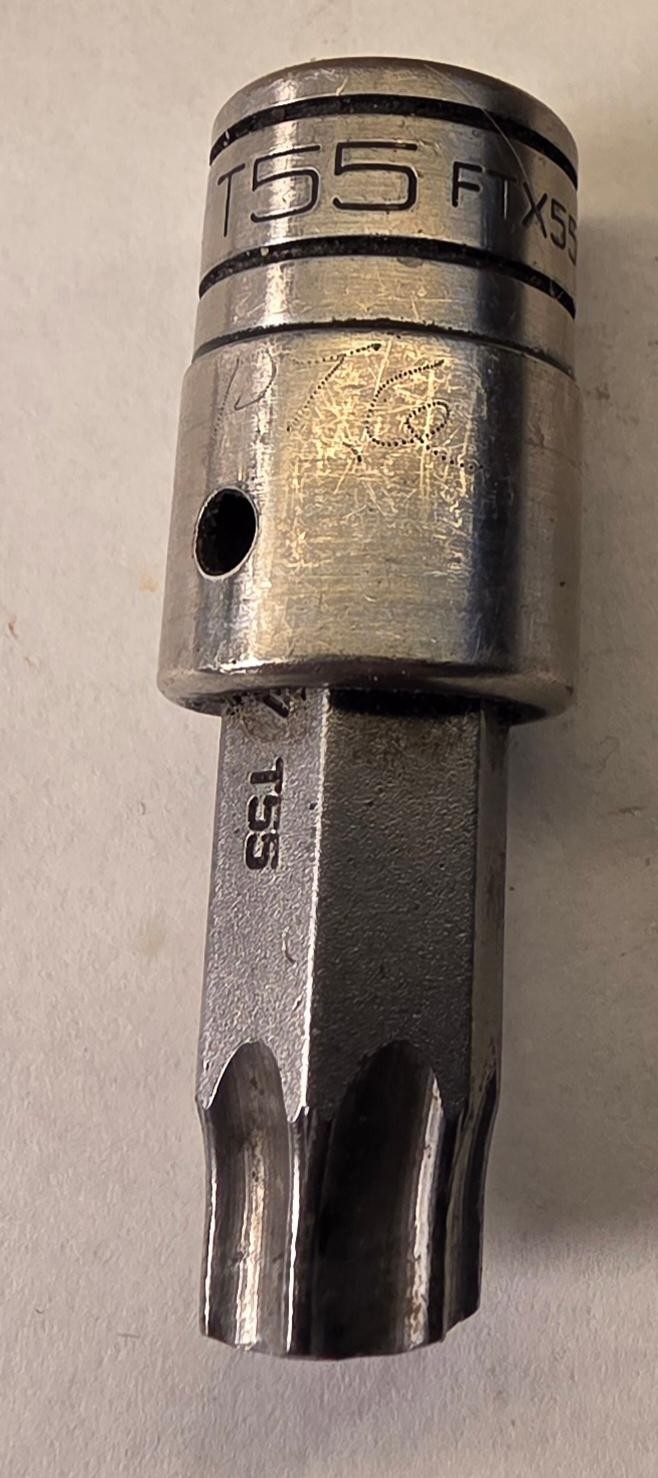 SNAP-ON FTX55 3/8″ Drive T55 Torx Bit Driver Socket