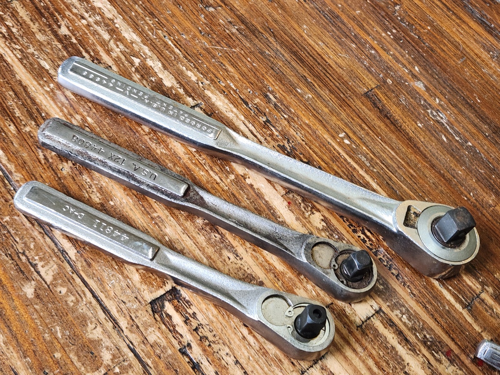 6x Craftsman 1/4″ 3/8″ & 1/2″ Drive Teardrop Quick Release Ratchets 44807 44985