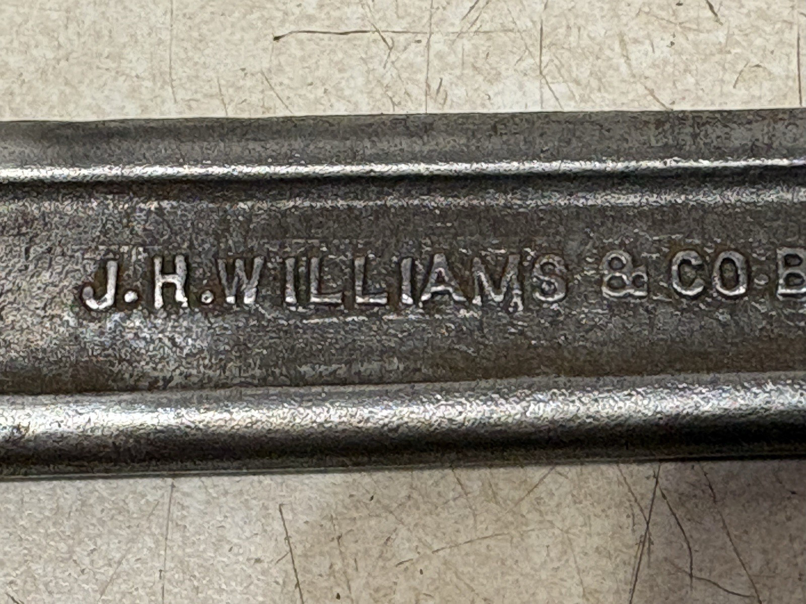 Lot of 2 JH Williams & Armstrong Adjustable Hook Spanner Wrench 474 2″ – 4-3/4″