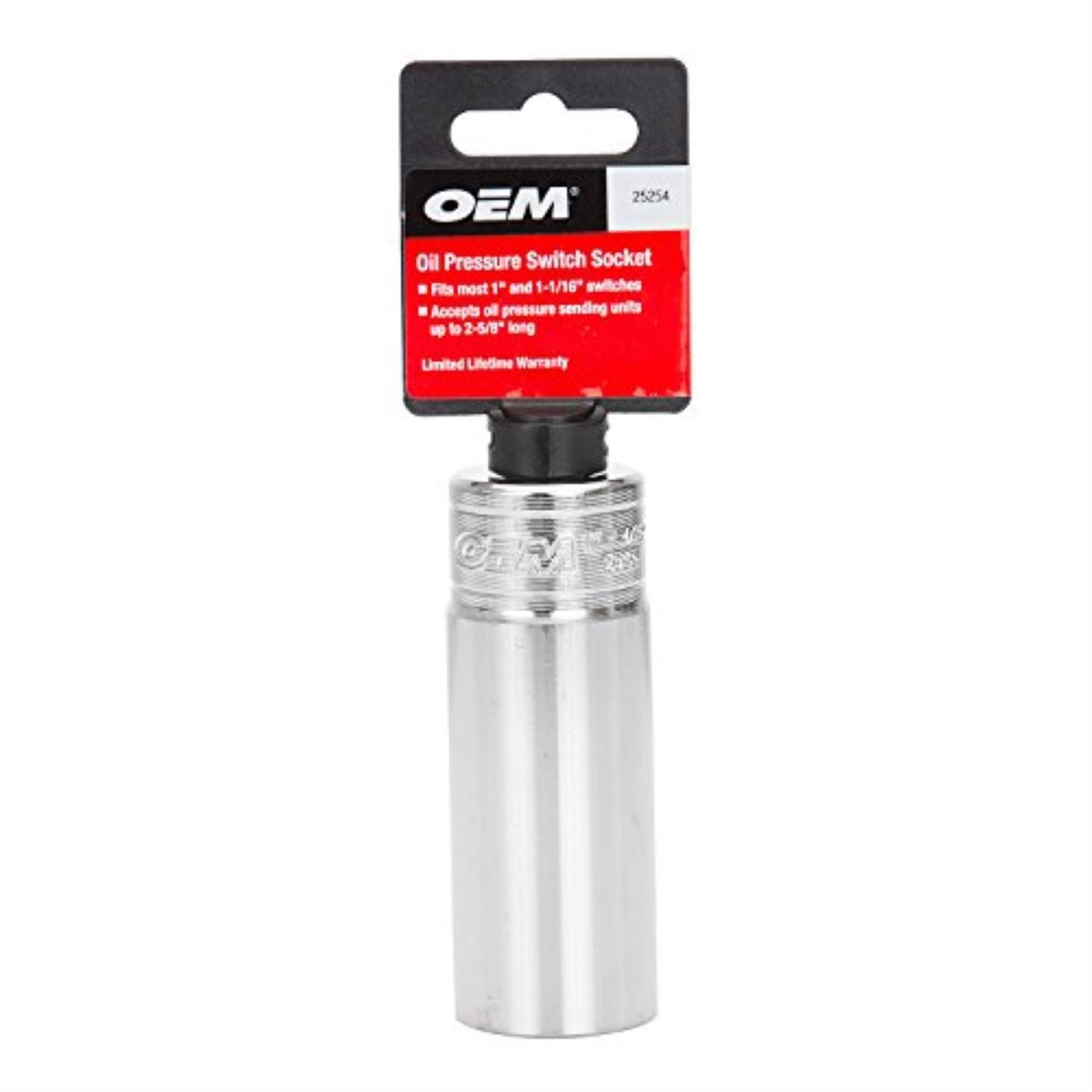 OEMTOOLS 25254 Oil Pressure Switch Socket, 1/2 Drive | Fits 1 Inch and 1-1/16