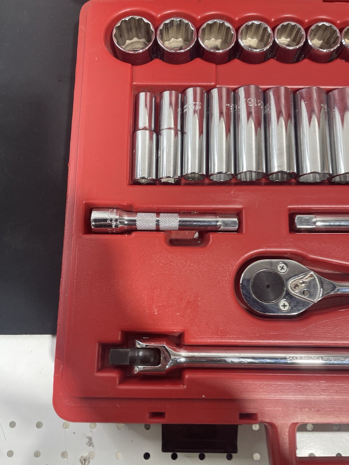 Proto J54126 1/2 Drive 12 Point Socket Set 30 Pc USA Stanley