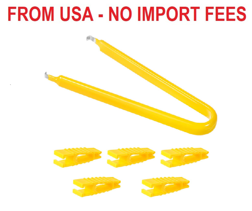 6 Pcs Automobile Fuse Puller Pliers Set Car Fuse Remover Set Fuse Puller Tool fo
