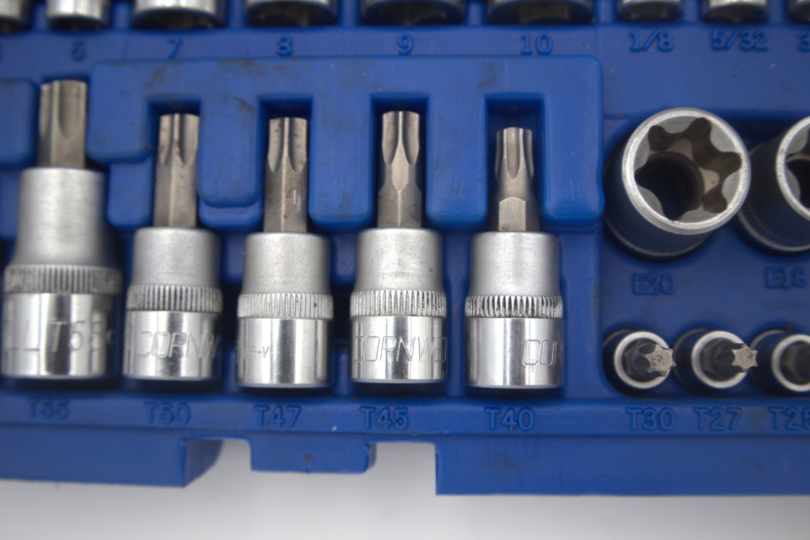 Cornwell CBSMTH62S 62pc Hex Torx Tamper Proof Inverted Star Bit Socket Set Read
