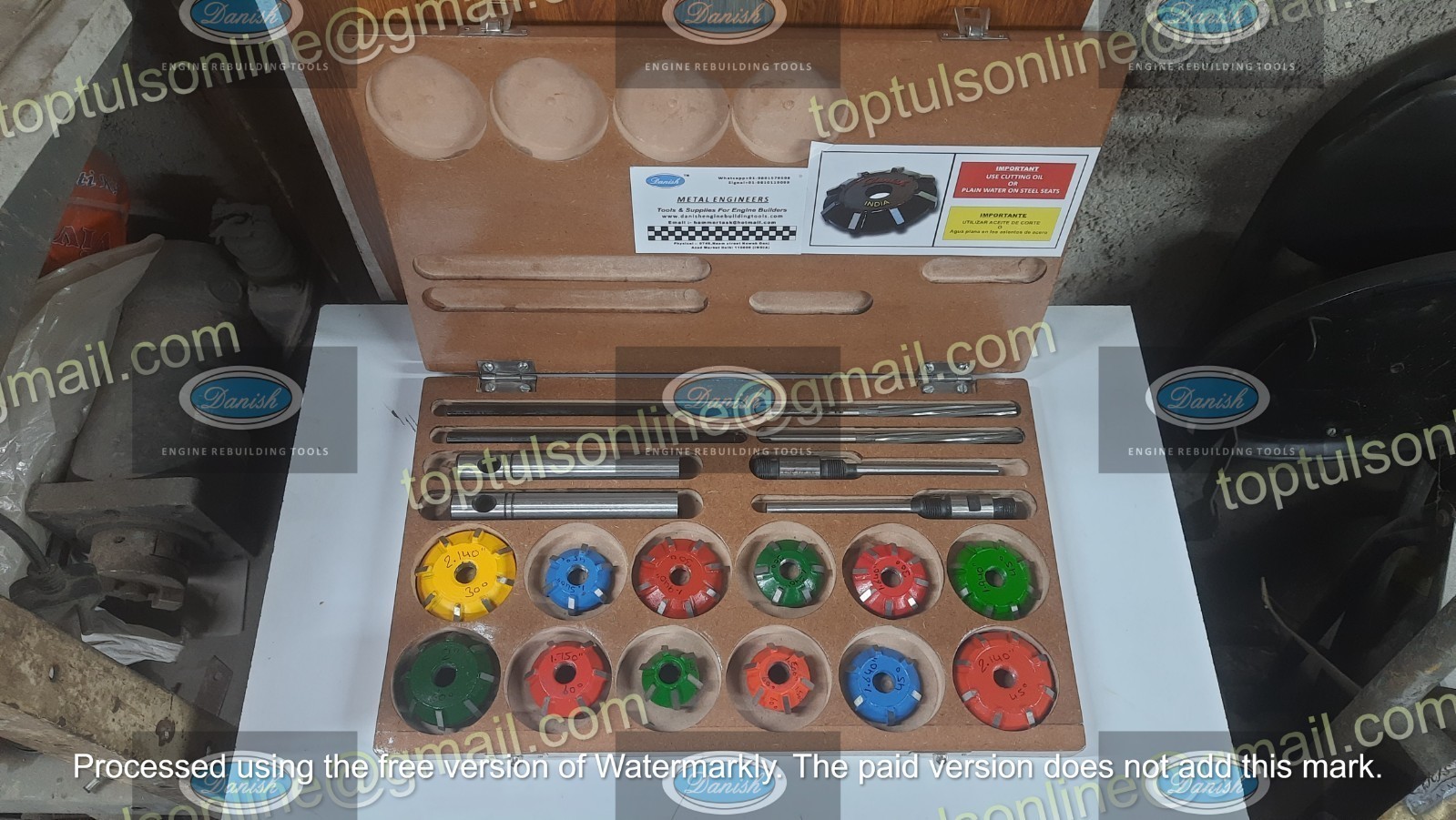 CHEVROLET SBC 350-265-327-283-400 5.7L V8 POWER PACK VALVE SEAT CUTTER KIT