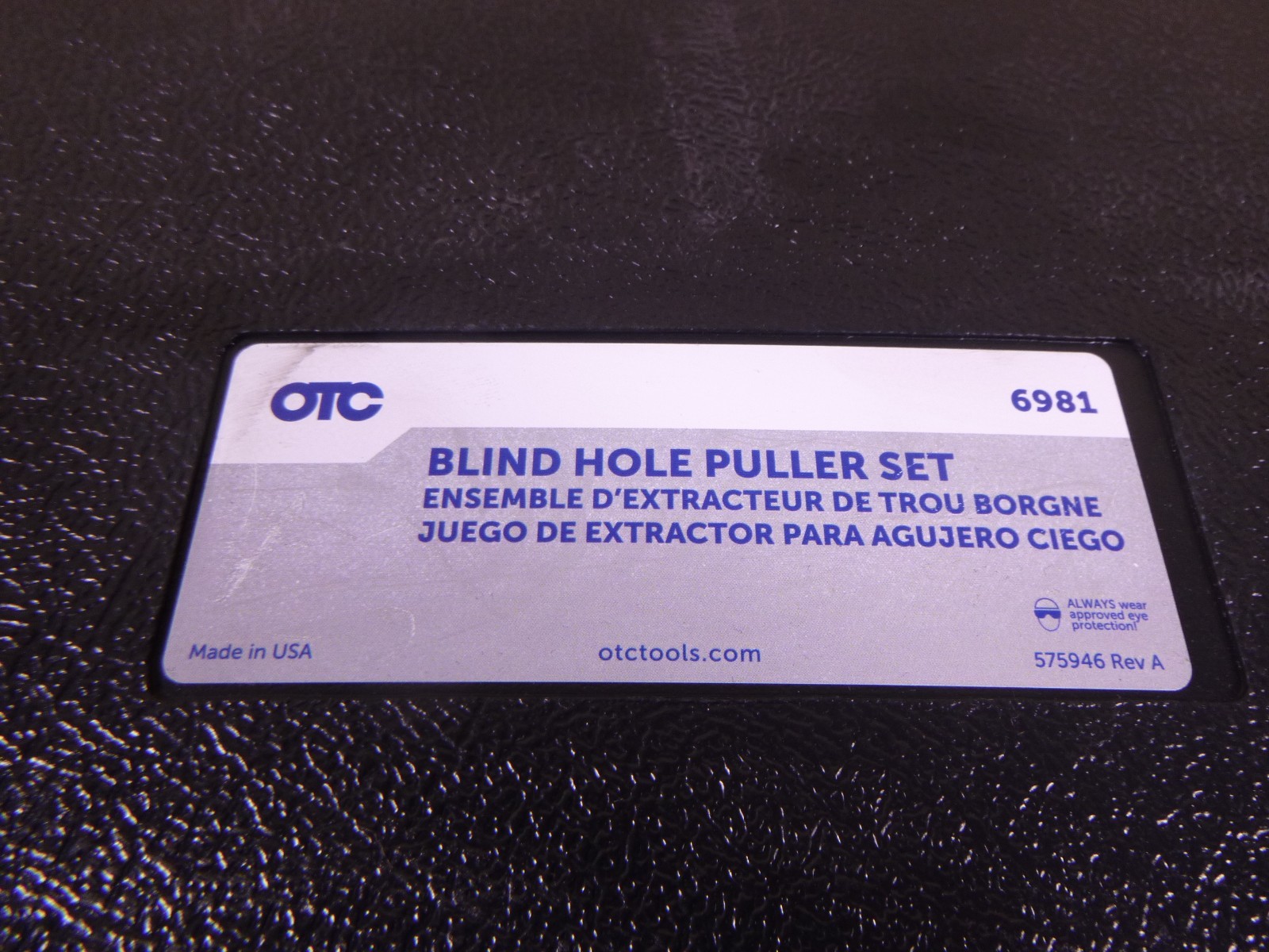 OTC 6981 Blind Hole Puller Set (Made In USA) *Missing 1 Piece*
