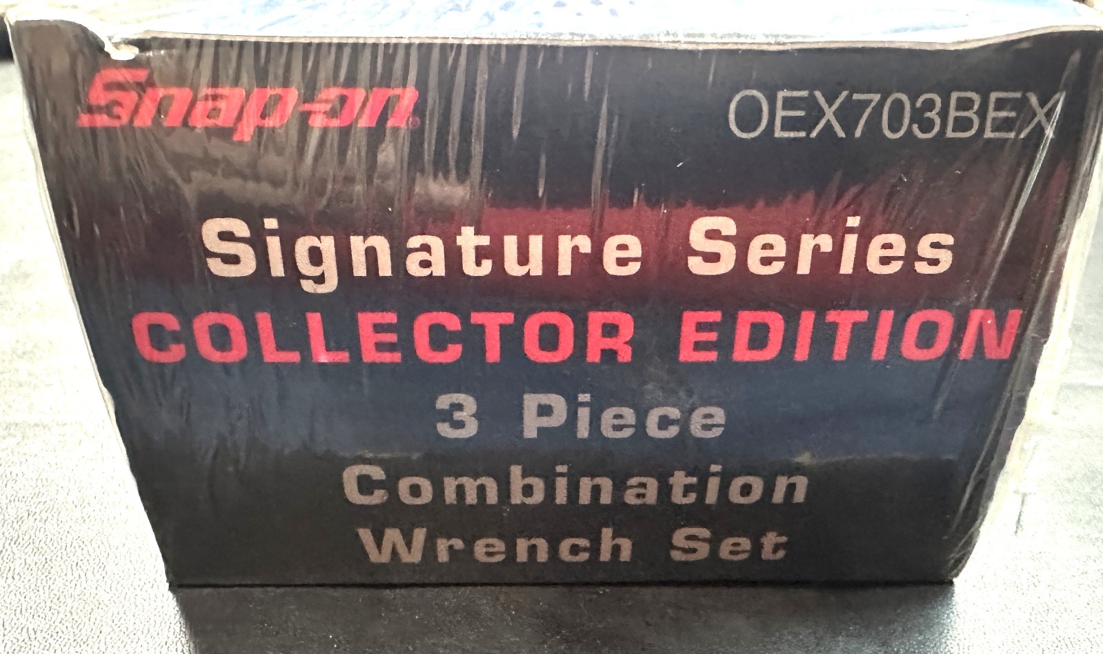 SNAP ON OEX703BEX Collector’s Combination Wrench 3-Piece Set Sealed Box USA