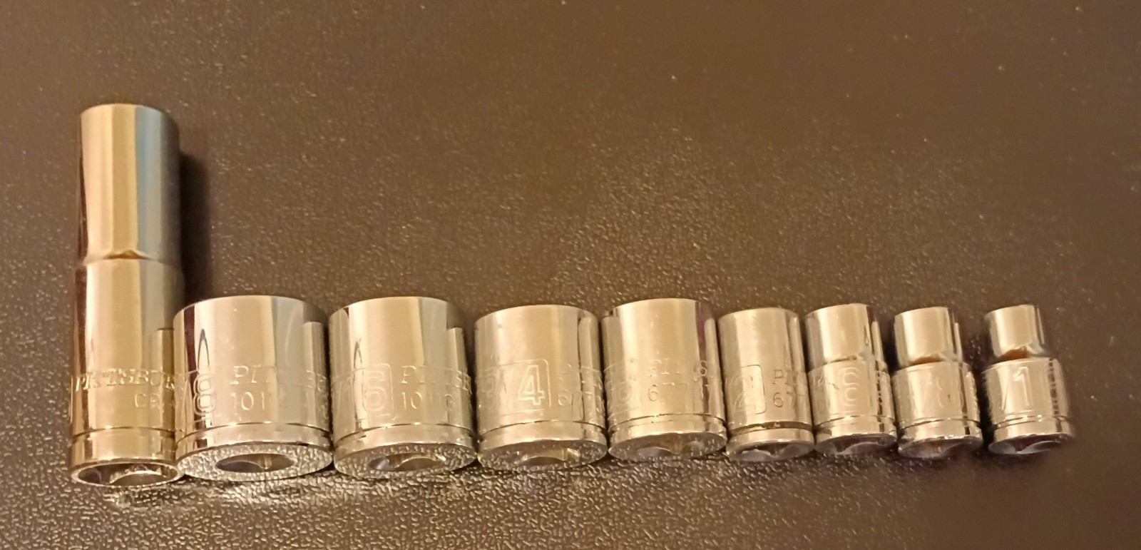 Pittsburgh Pro Sockets Lot of 9 Lifetime Warranty