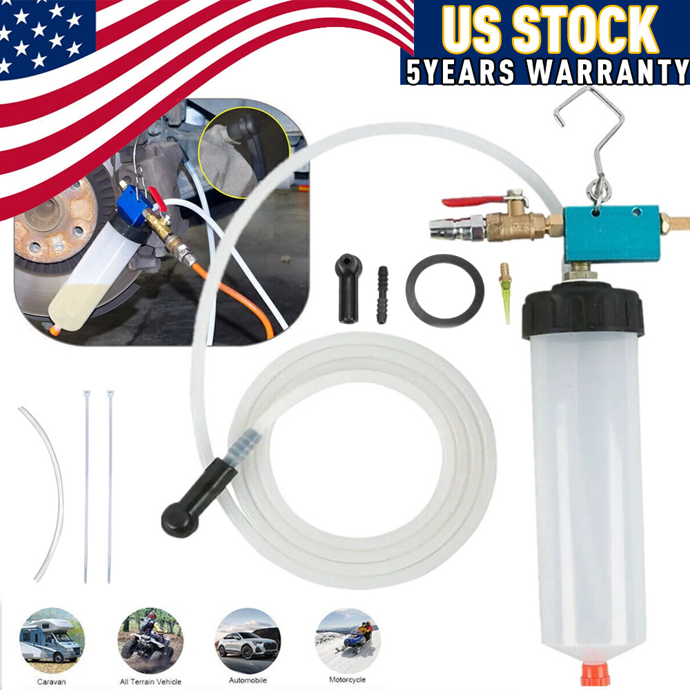 Car Vehicle Vacuum Brake Bleeder Tank Fluid Oil Change Pump Equipment Tool 300ml