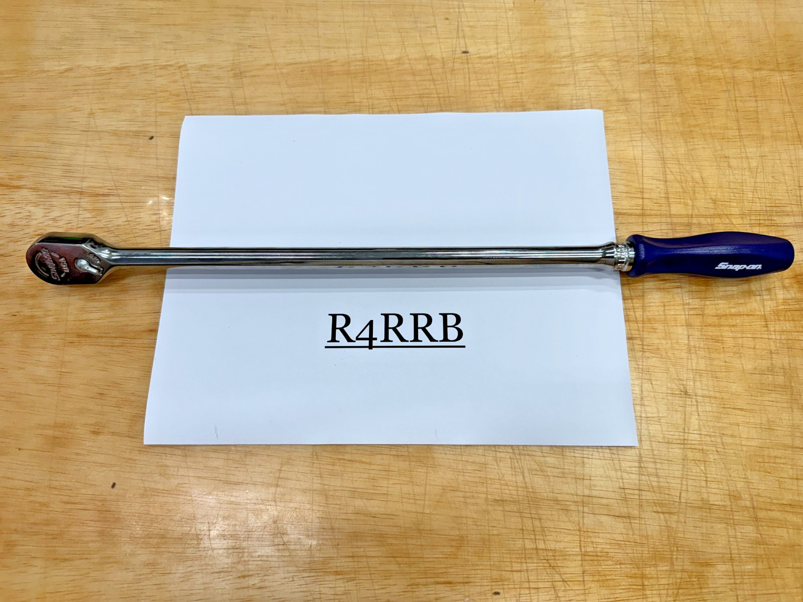 Snap-on Tools USA DARK PURPLE 3/8″ Drive Hard Grip Extra Long Ratchet FHLLD80DP