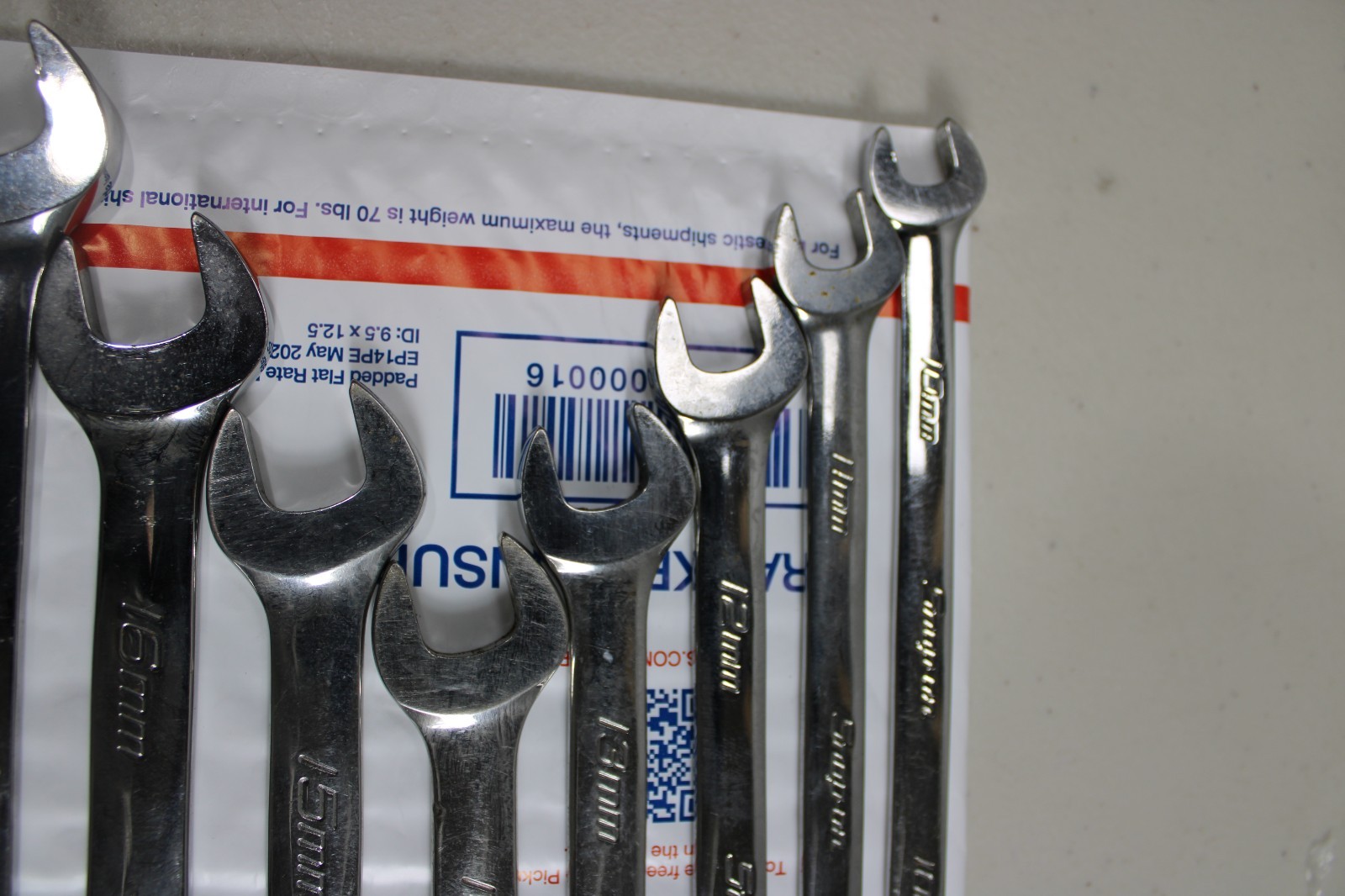 Snap on OEXM713B 13 Pc Metric Wrench Set 10-22mm