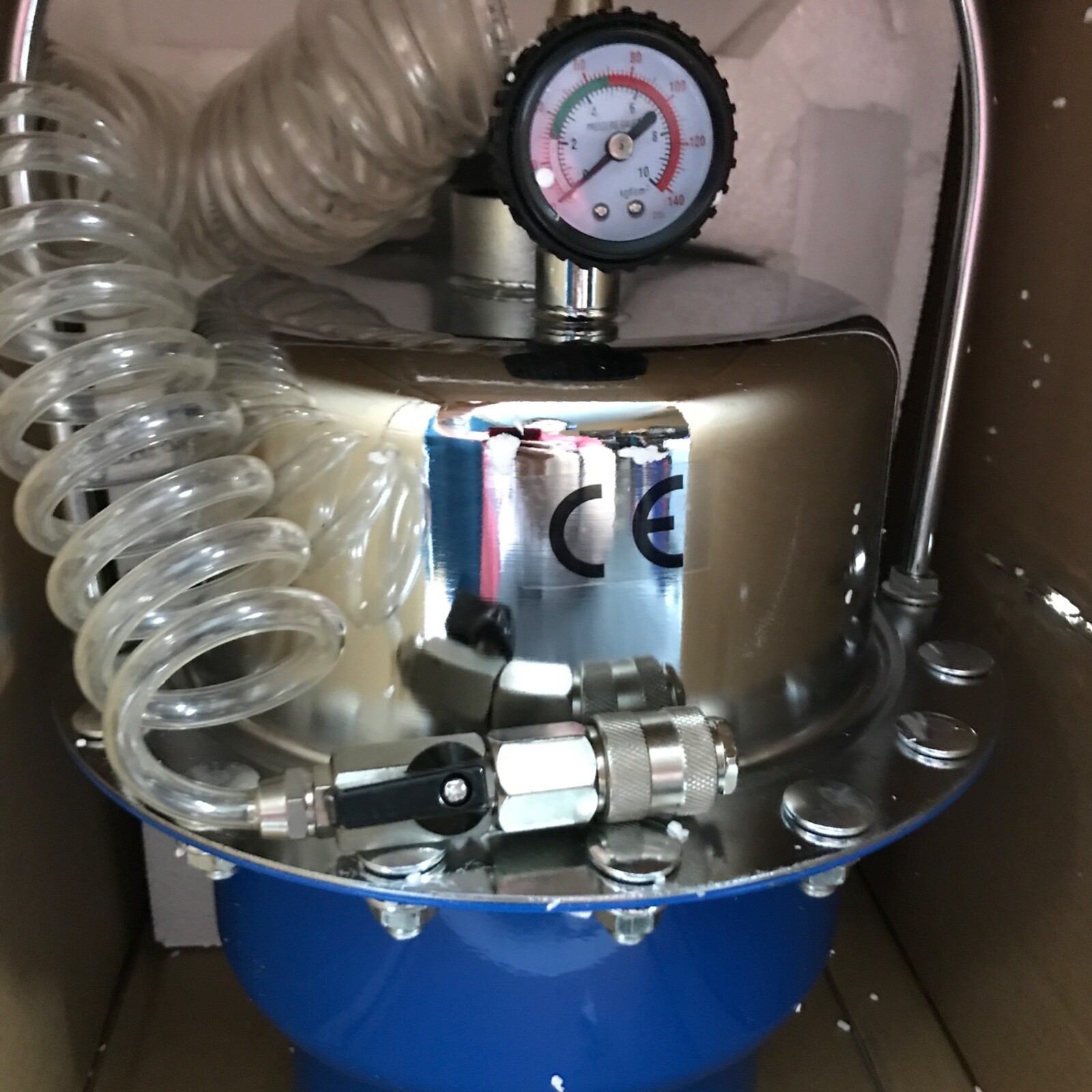 Labwork Brake＆Clutch Bleeder Valve System Kit Portable Pneumatic Air Pressure