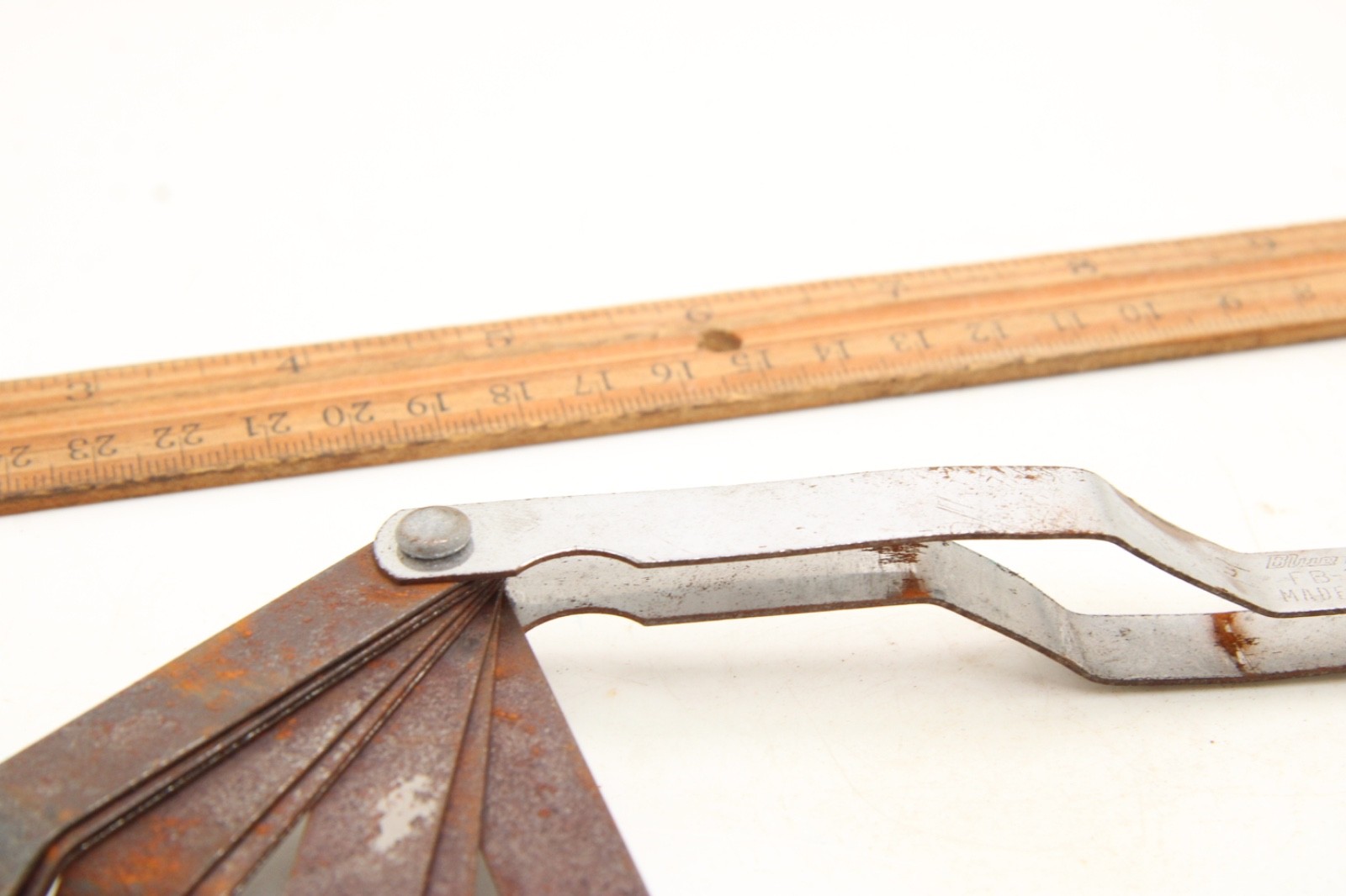 Blue Point FB-300A Bent Blade Feeler Gauge 25 Blades USA