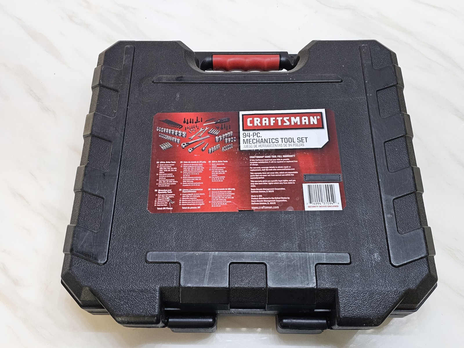 Craftsman MADE IN USA 94 Pc Mechanics Tool Set , Vintage