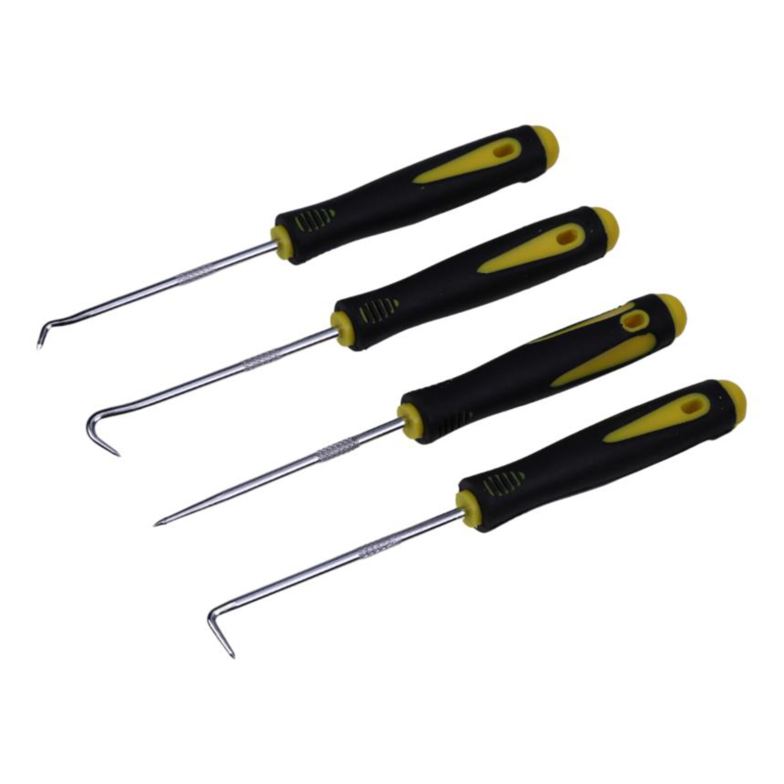 4Pcs Car Oil Seal Screwdrivers Set Short Black-Yellow O-Ring Seal Gasket Puller