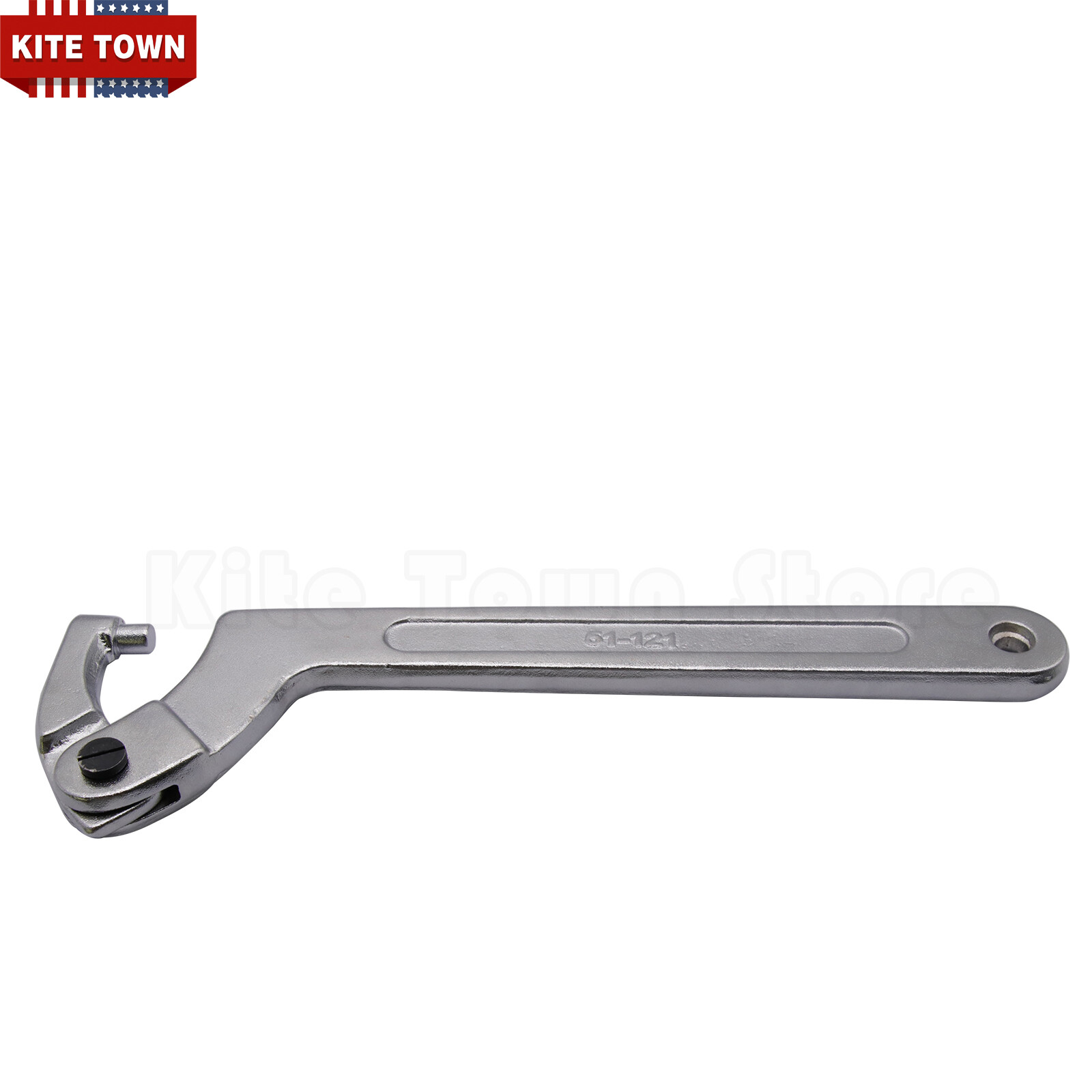 Adjustable Hook Wrench 19–121mm C Round Spanner Tool Slotted Retaining Universal