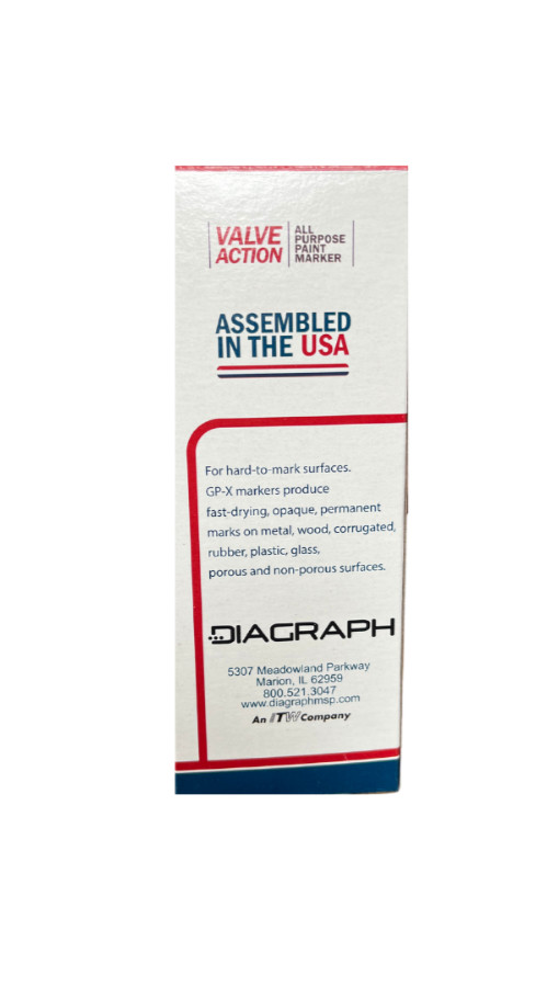 DIAGRAPH ORANGE PAINT MARKER 12PC