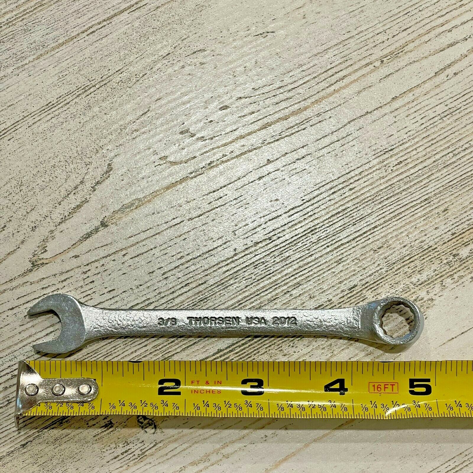 3/8″ THORSEN Combination End Wrench – Part Number 2012 12 Point NOS