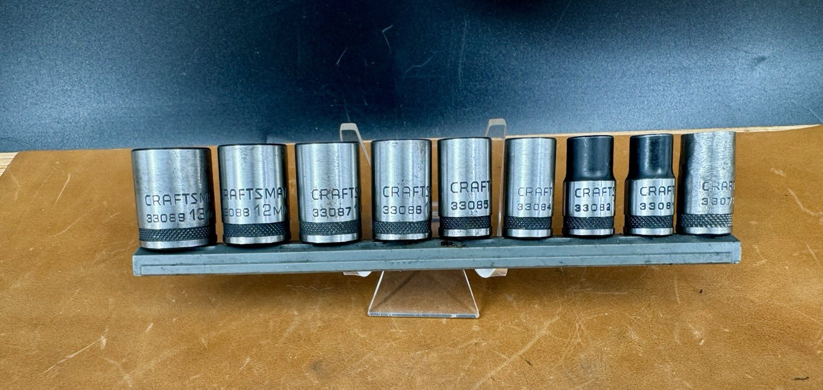 Vintage Craftsman 1/4” Drive9PC Metric Universal Spline Socket Set, Scarce Set