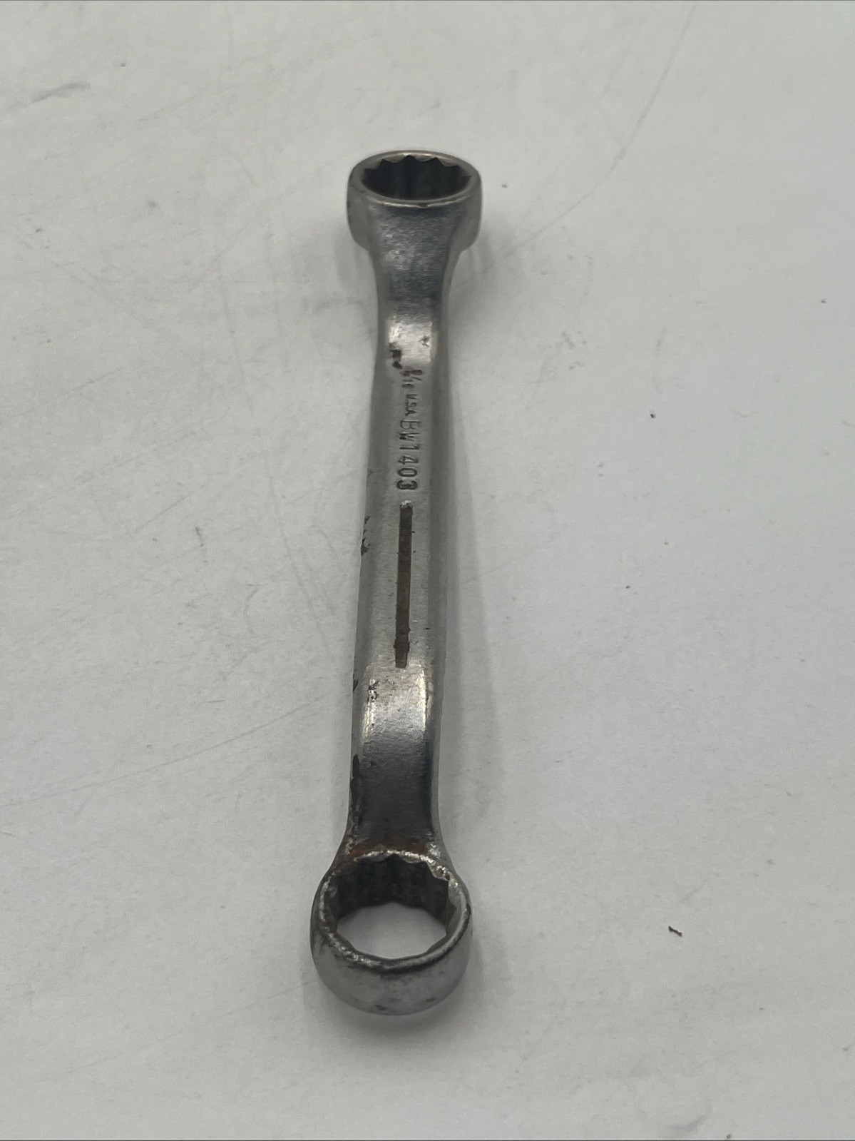 Blackhawk USA Double Box End Wrench 1/2 x 9/16 12Pt Offset BW1403 Pro Mechanic