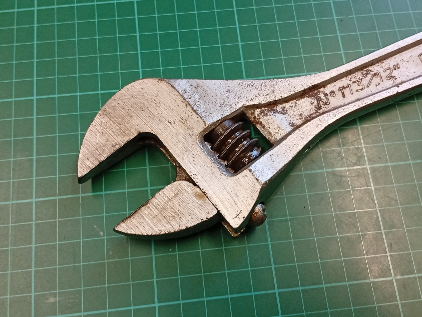 Vintage Facom No113/13″ 13″ Vanachrome Adjustable Spanner, Made In France