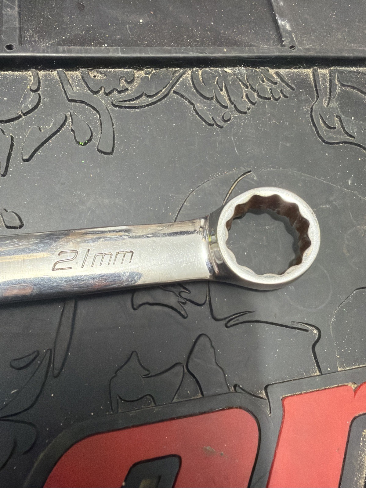 Snap On Tools Flank Drive Combination Wrench 21MM OEXM210B 12Pt READ DESCRIPTION