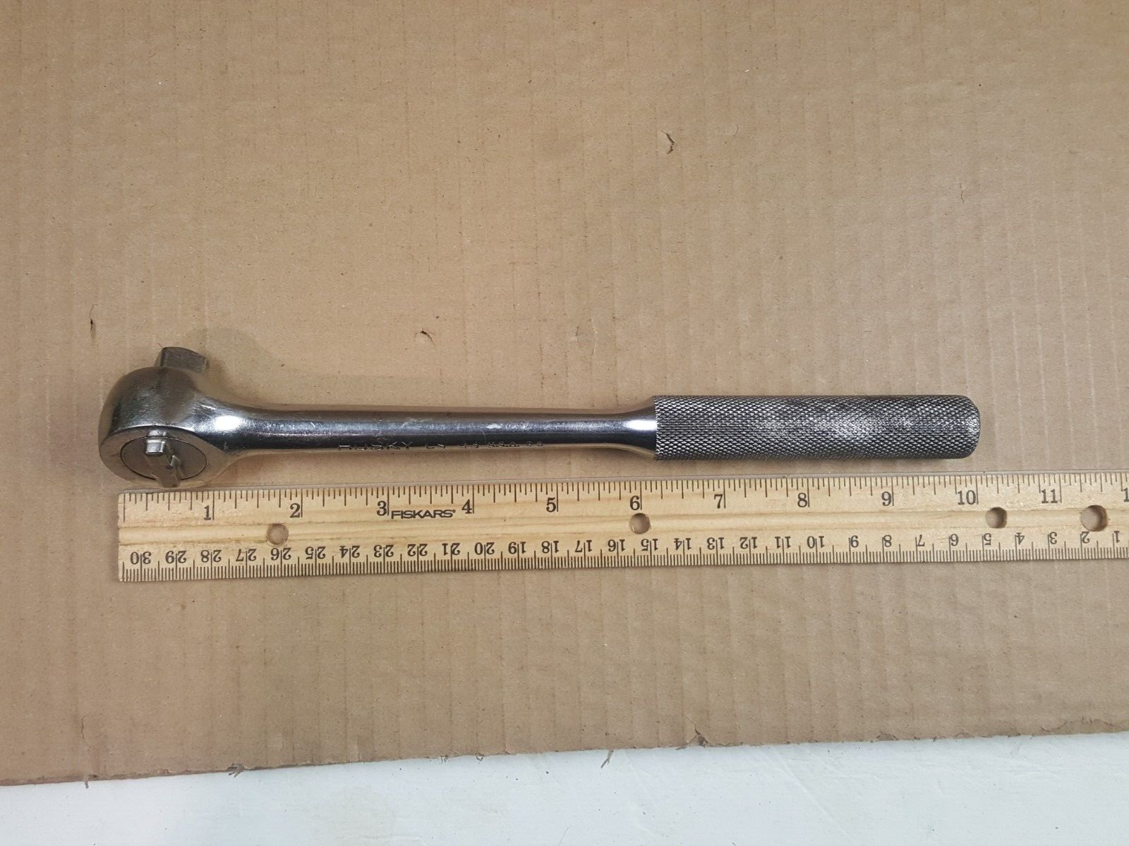 Husky CS 43 1/2 Inch Drive Ratchet 10 Inches Long Made In USA Pre-Owned