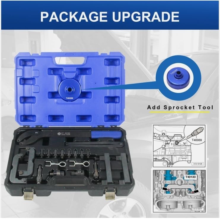 Engine Camshaft Locking Timing Tool Kit for VW Audi 2.0 2.4 2.5 2.8 3.0T 3.2 4.2