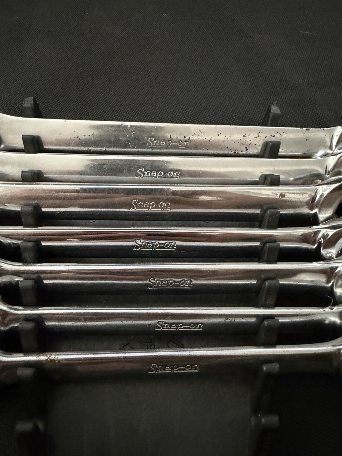 Snap-On Tools USA SAE Open-End RXS Flare Nut Combination Wrench SET of 7