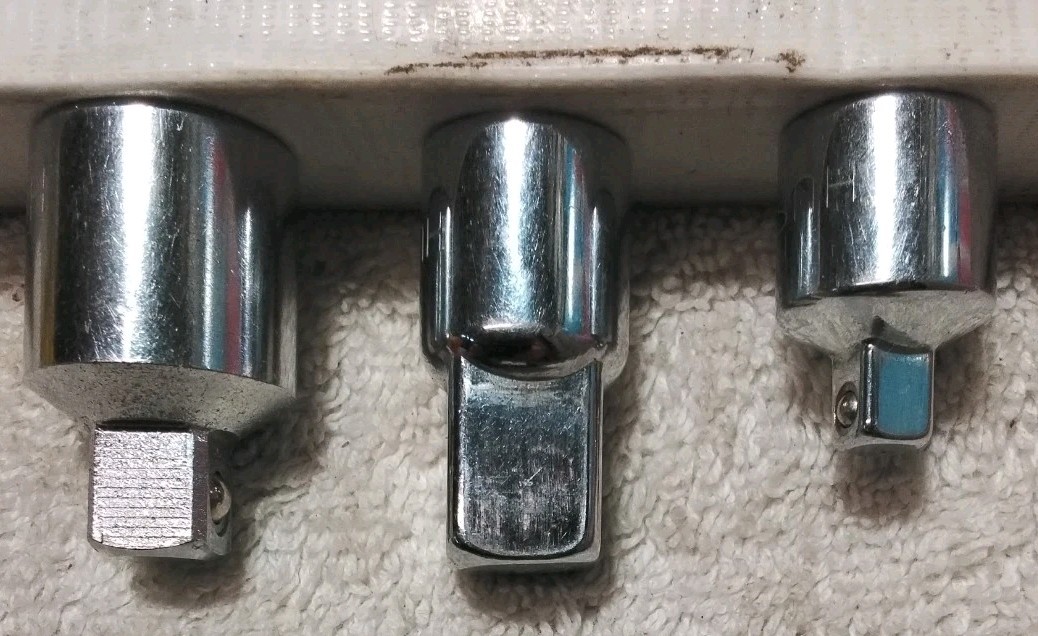 3pc HUSKY 1/2″×3/8″ – 3/8×1/2″ – 3/8″×1/4″ ADAPTER SET