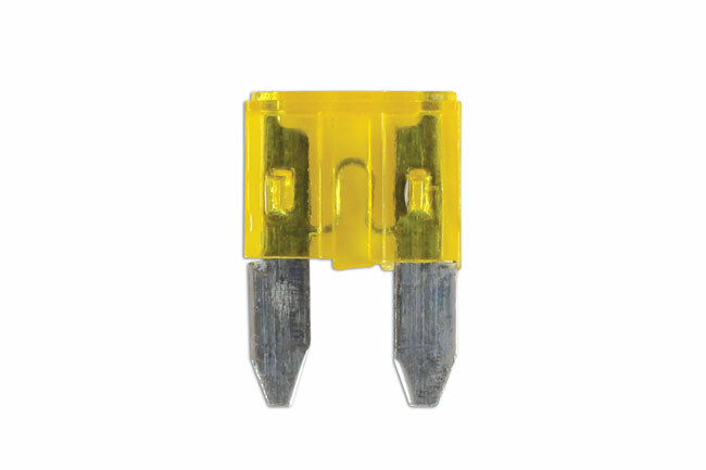 Connect 30430 Mini Blade Fuse 20 Amp-Yellow Pk 25