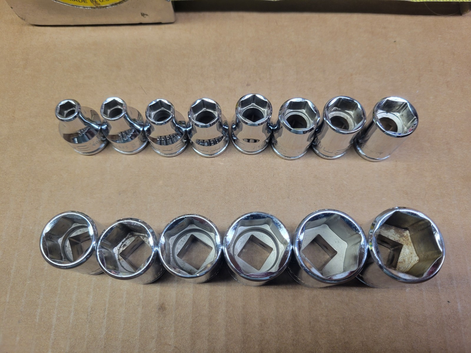 First Generation Kobalt 3/8″ Drive Metric 14-PC SAE 6-Point Socket Set 6-19 MM