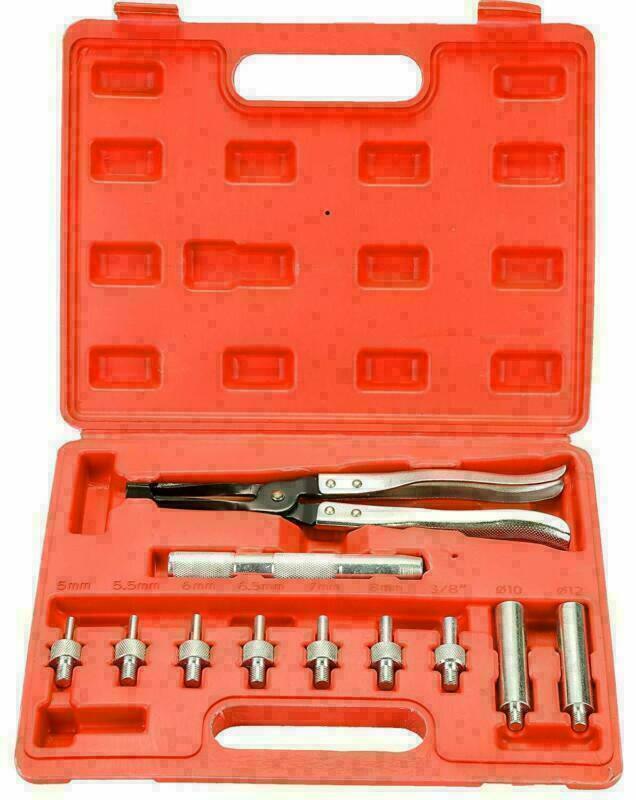 11Pc Valve Stem Seal Removal & Installer Tool Kit Remover Plier for Car Truck