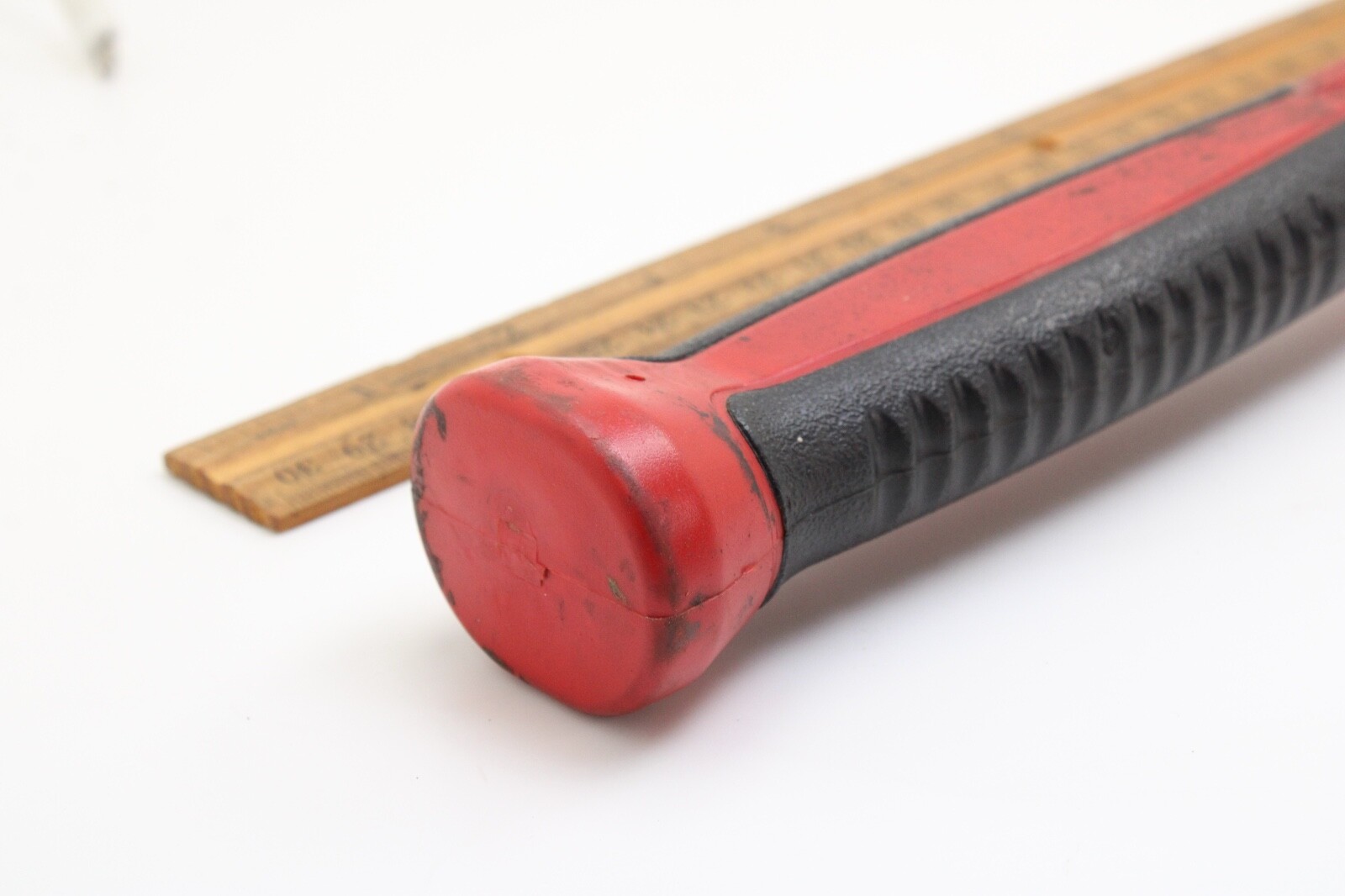 Snap-On HBFE24 24 Oz 13″ Red Soft Grip Handle Dead Blow Body Hammer USA