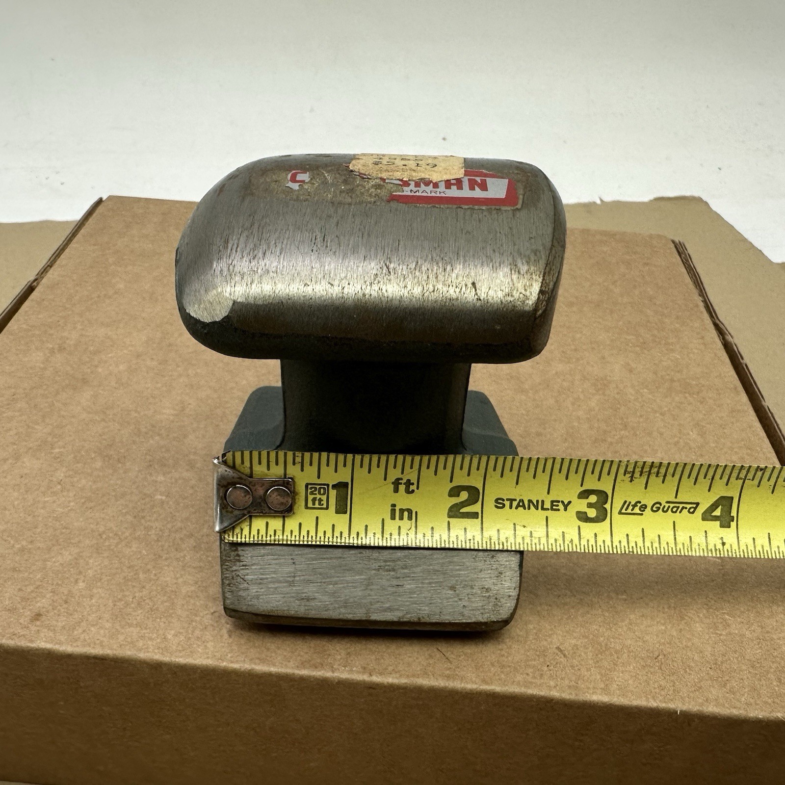 Vintage Craftsman USA Tools Auto Body Dolly Anvil Blue Appears New Old Stock