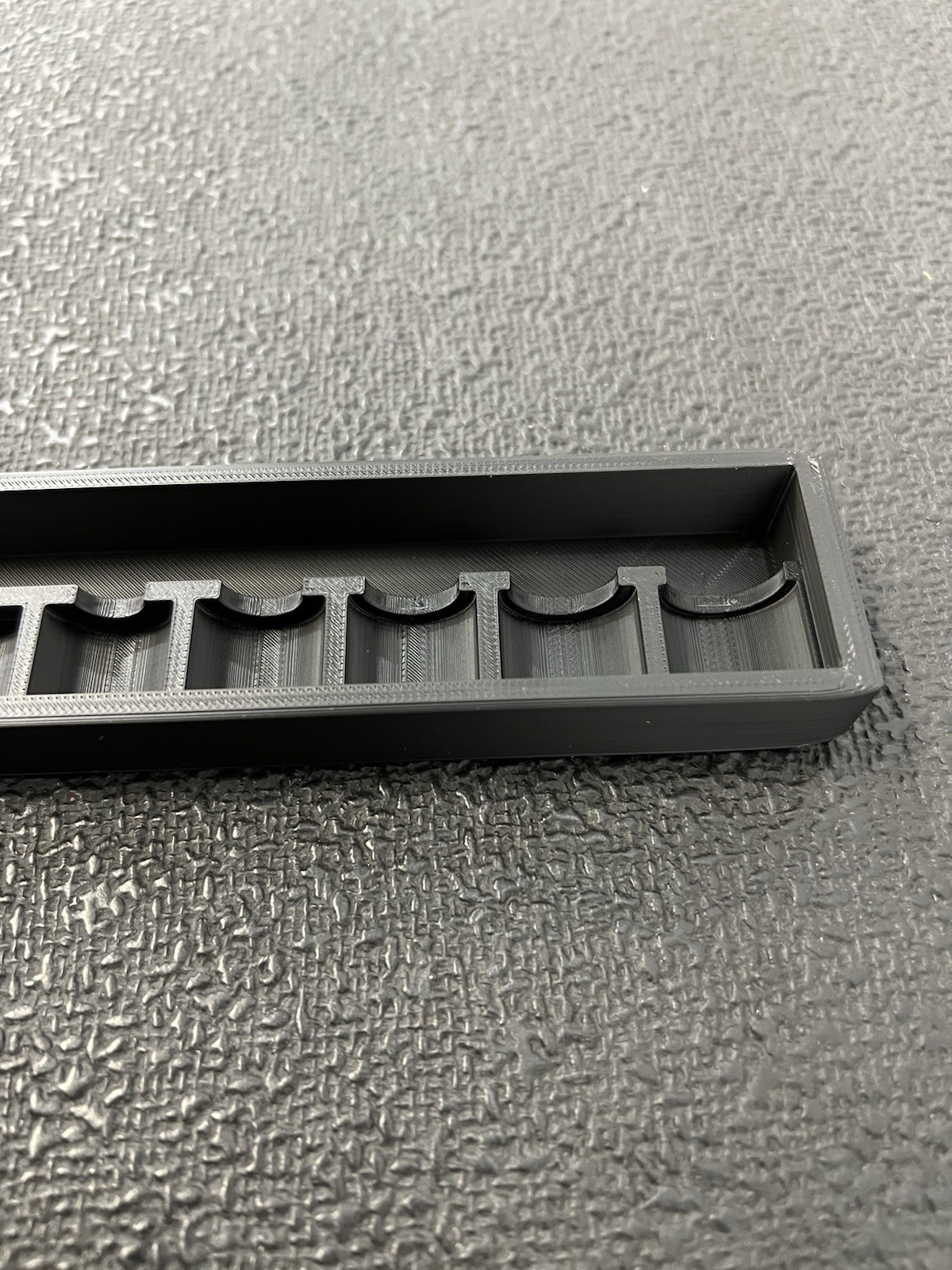 Tray compatible with 3/8” Triple Square XZN Stubby Socket Bluepoint