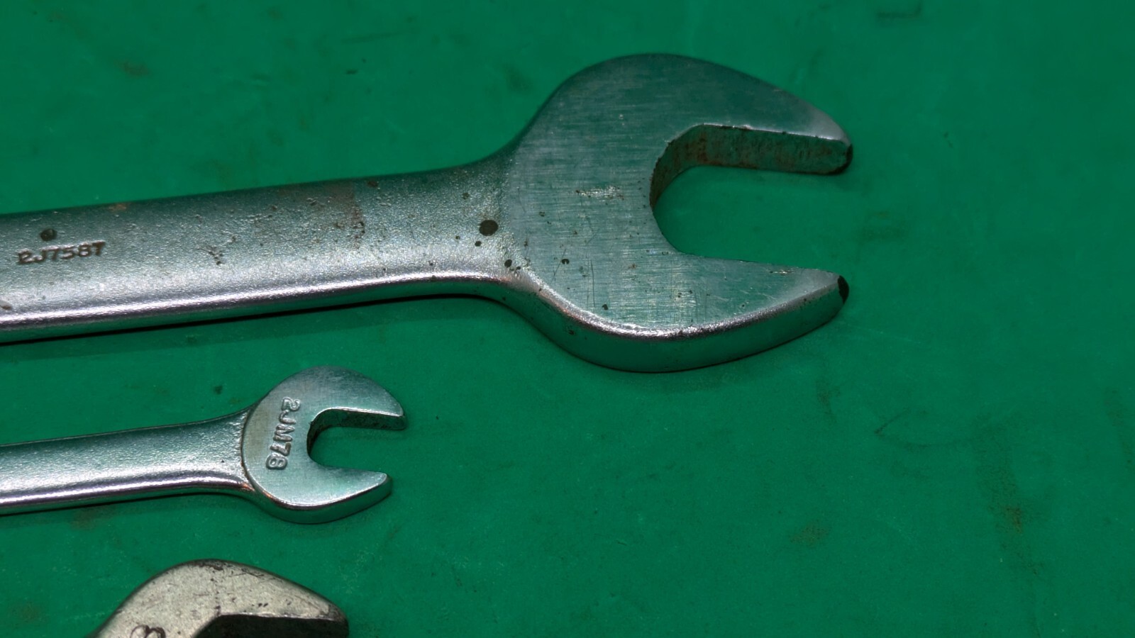 6 x BRITOOL Spanners. 5 x Open Ended, 1 x Combination. Metric and Imperial