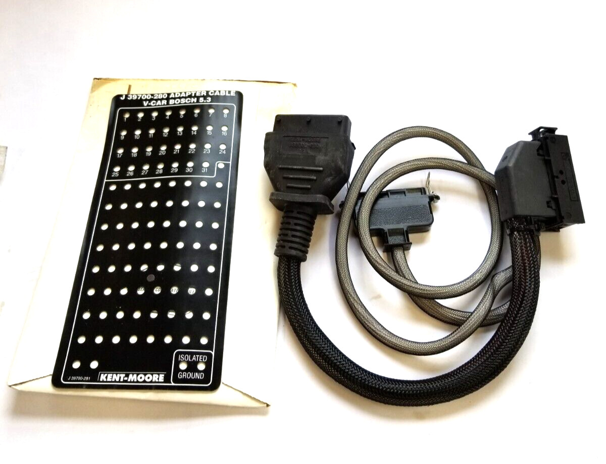 Kent-Moore J-39700-280 Breakout Box Adapter Cable W/ J-39700-281 Overlay
