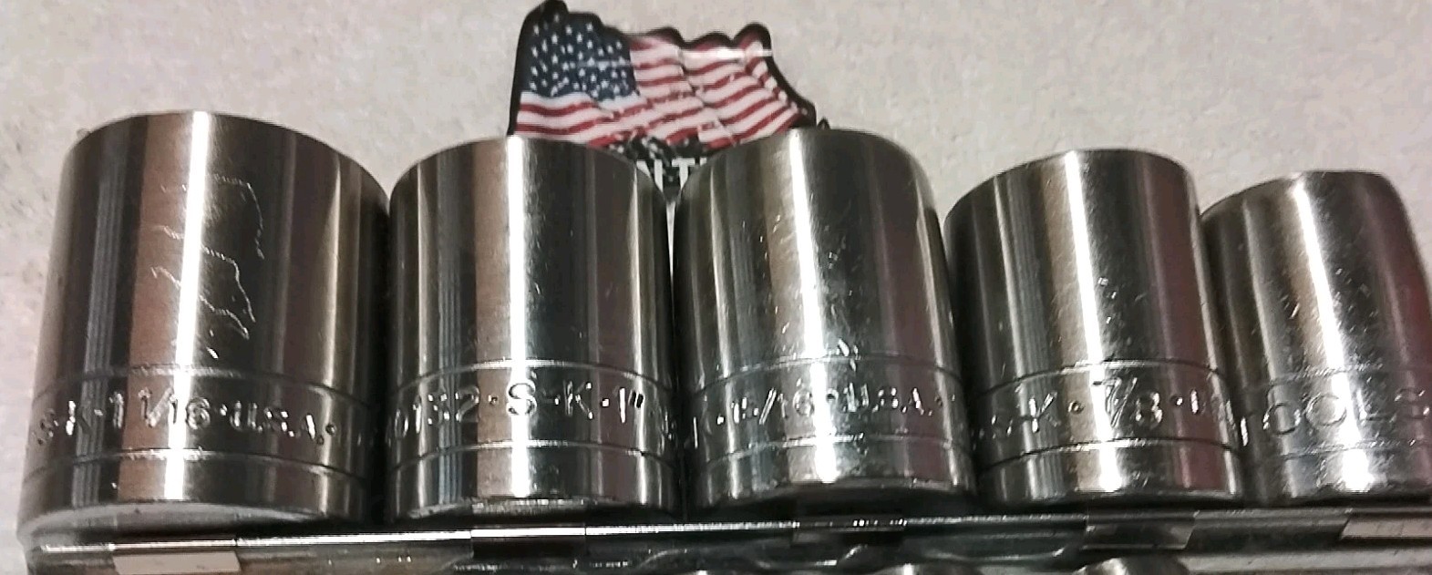 9pc S-K TOOLS 1/2″ DRIVE SOCKET SET SAE USA 🇺🇸