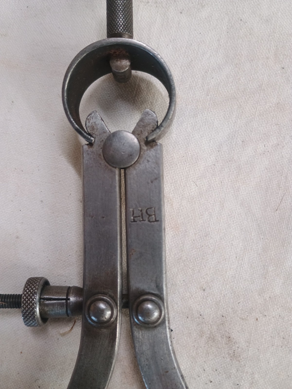 L.S. Starrett Outside Spring Caliper Engineer Tool Vintage Motorcycle Car
