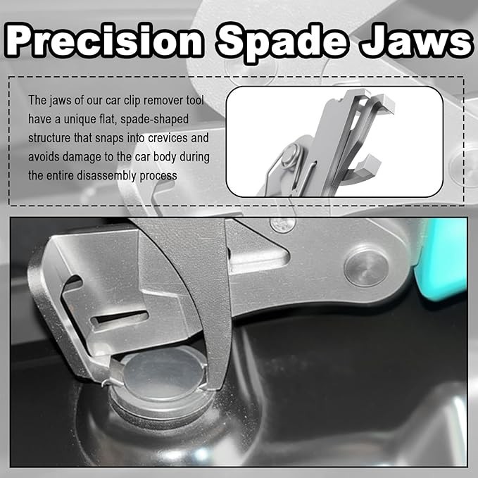 Heavy-Duty Car Clip Plier Trim Tool Fastener Removal Lever Disassembly Snap Tool