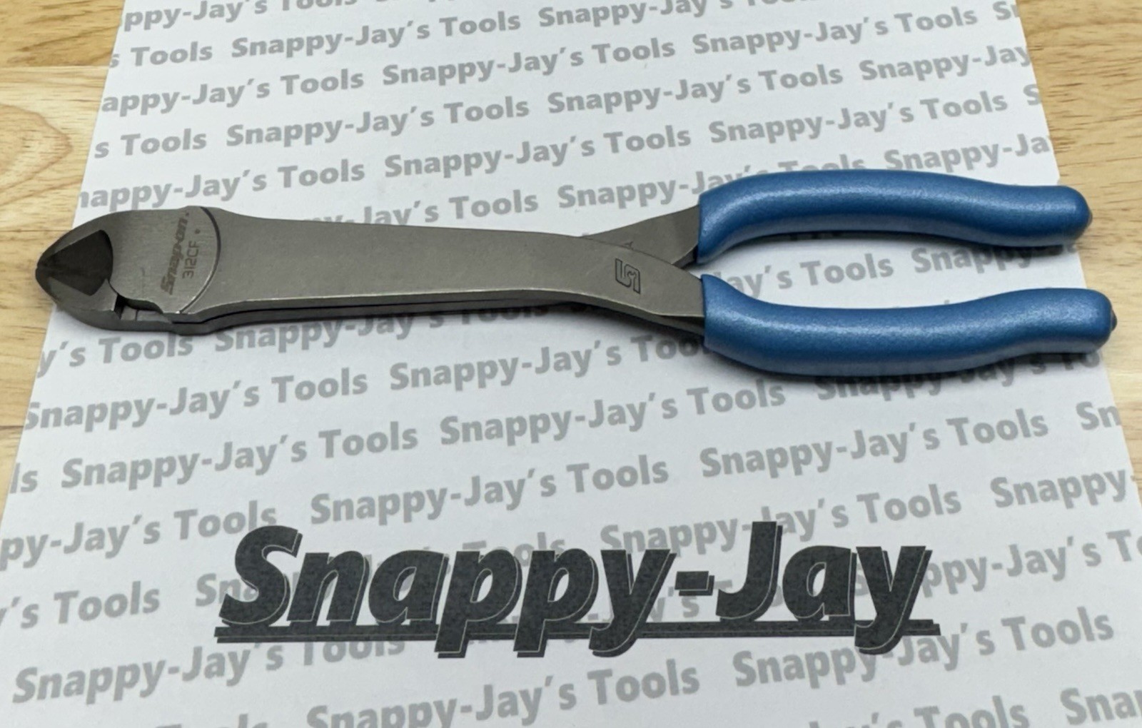 Snap-on Tools USA NEW PEARL BLUE 11″ VectorEdge Heavy-Duty Diagonal Cutter 312CF