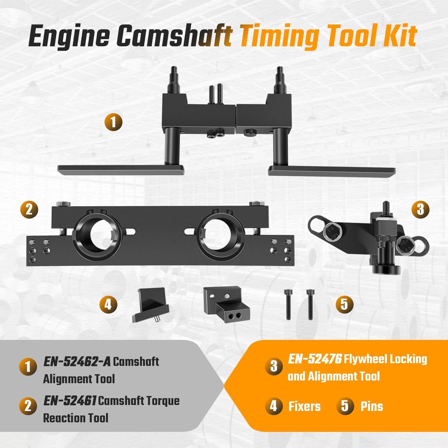 EN-52461 Engine Camshaft Timing Tool for Cadillac XT4 2.0L Silverado Sierra 2.7L
