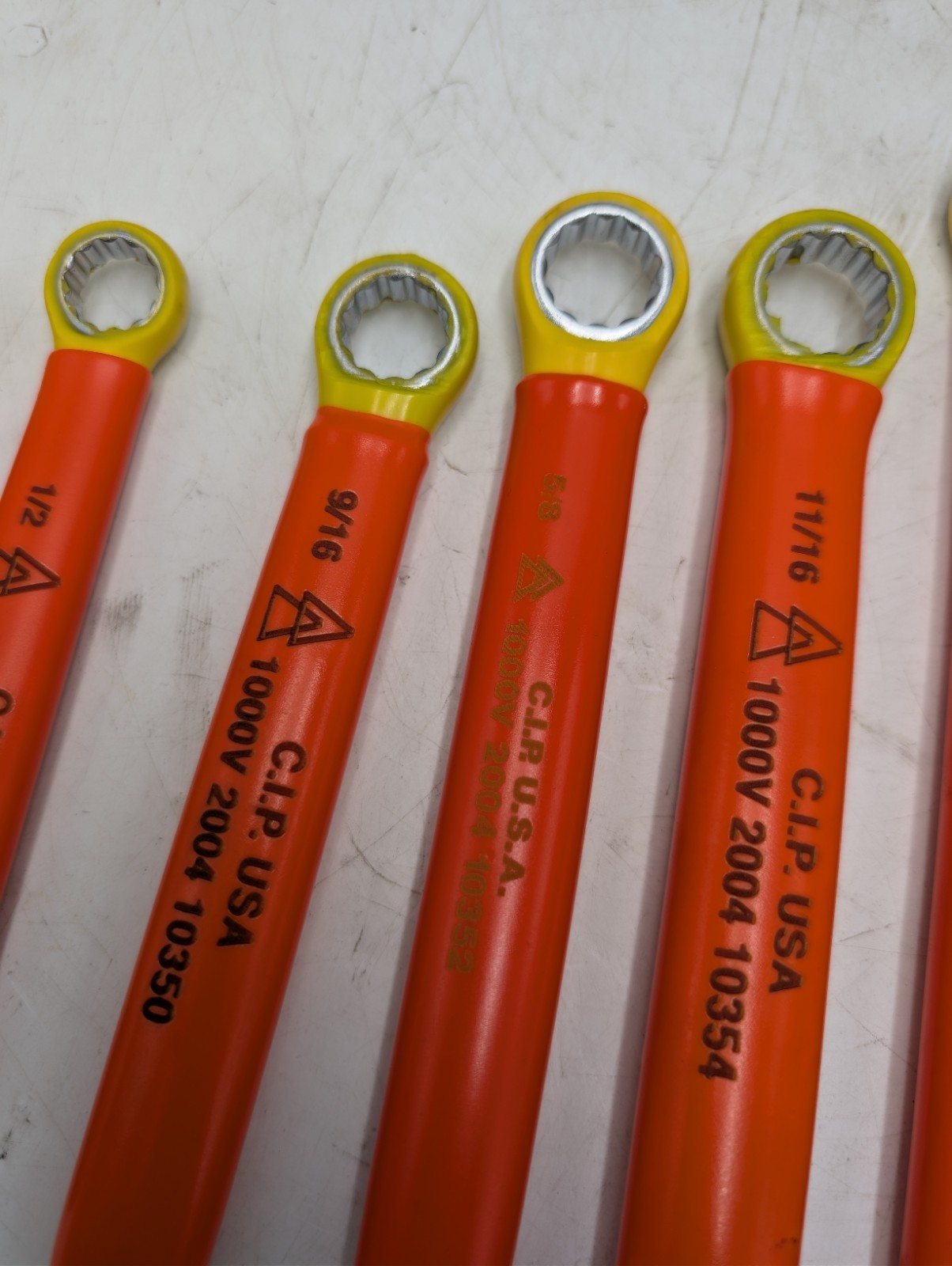 CIP USA 1000V Insulated Box End Wrench Set SAE 1/4″–1″ Electrician W/ Roll Up…
