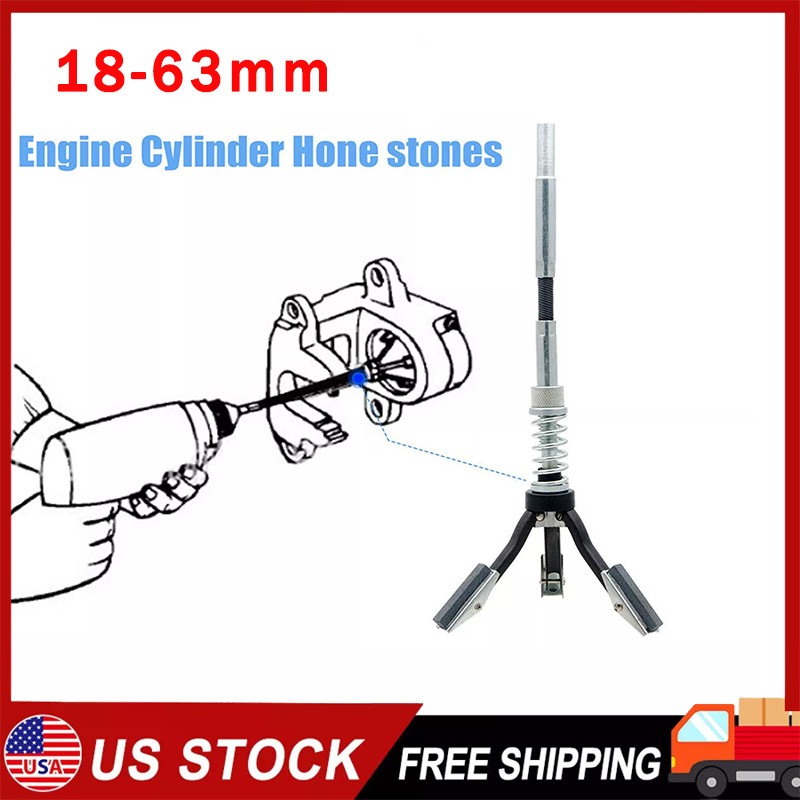1/8″Wide Flex Shaft Cylinder Hone 18-63mm Bore Honing Tool for Auto Brake Repair