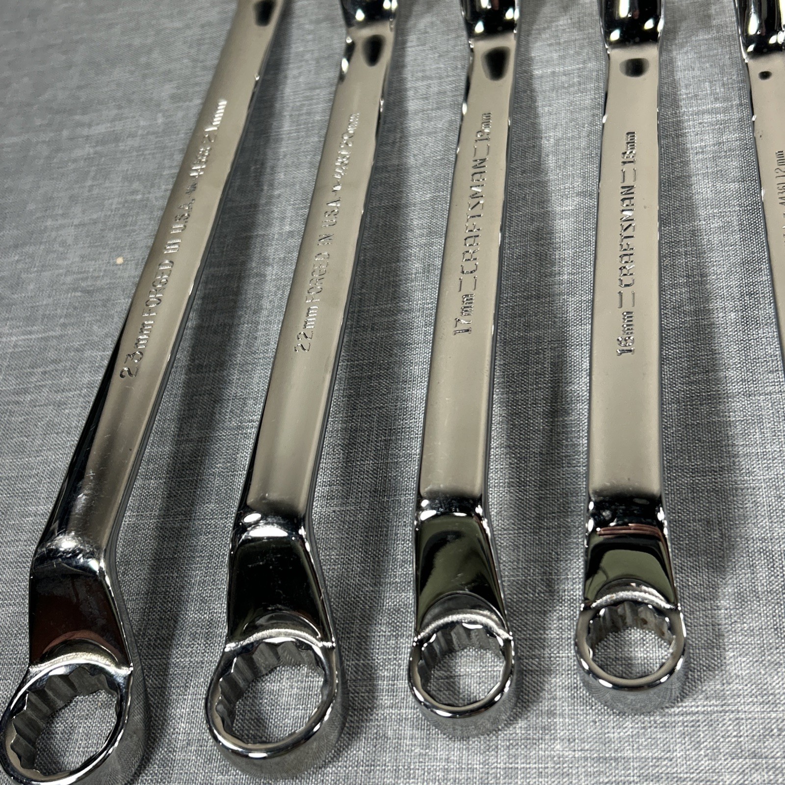 Craftsman Professional Deep Offset Full Polish Metric 6-piece Set VA 10-23mm