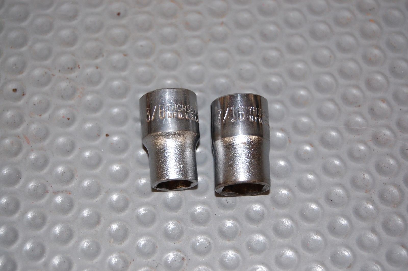D4 THORSEN 6point sockets 3/8 312X & 7/16 314X Both six point