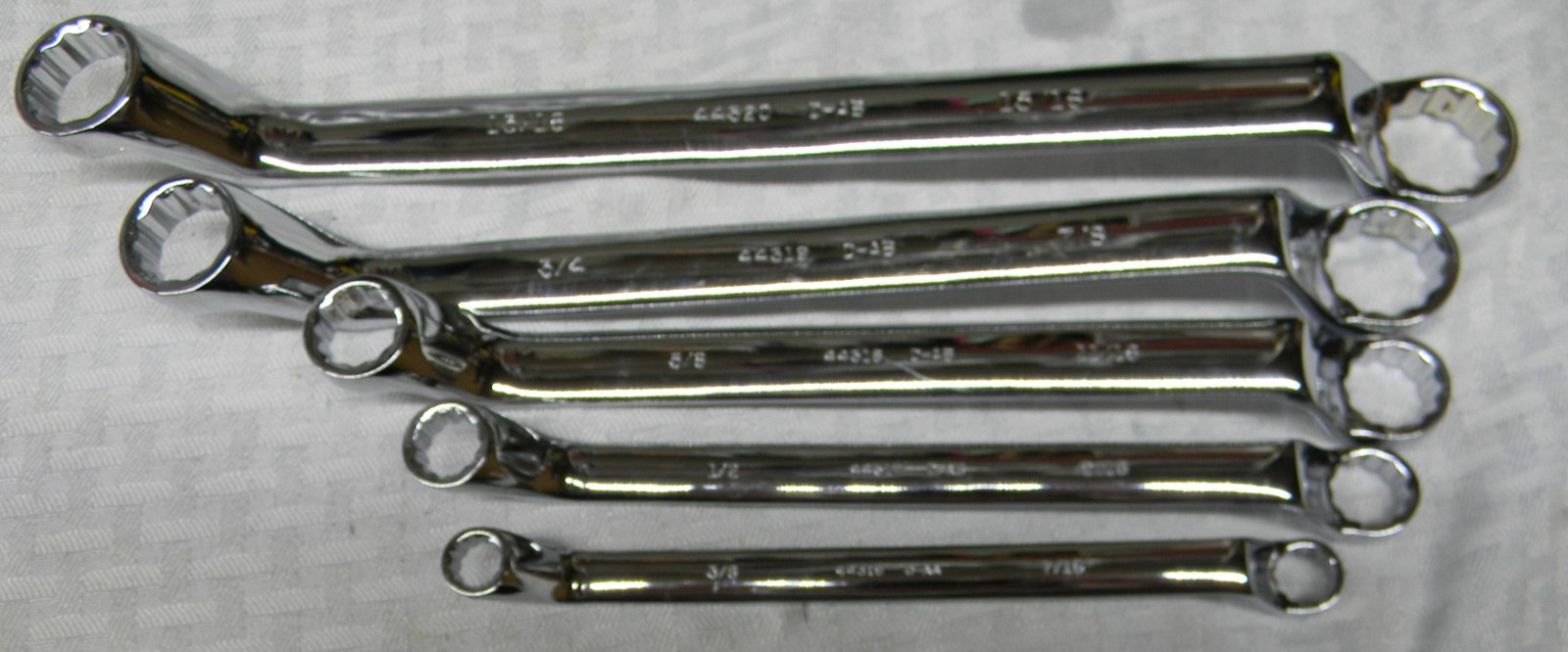 CRAFTSMAN 5PC SAE 12PT DEEP OFFSET DOUBLE BOX END WRENCH SET 3/8″-15/16″ #44349